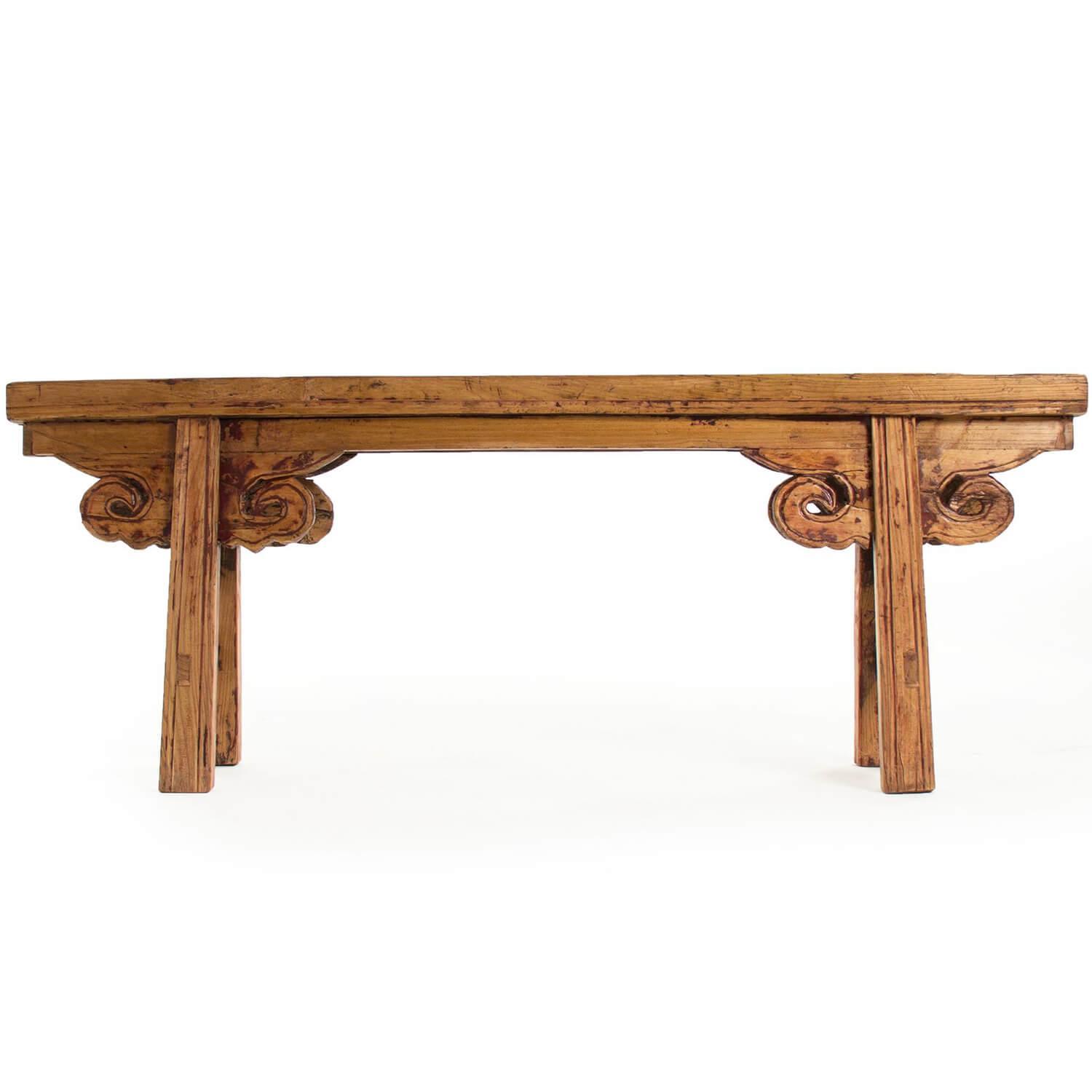 Farmhouse Aged Wood Story Bench - Belle Escape