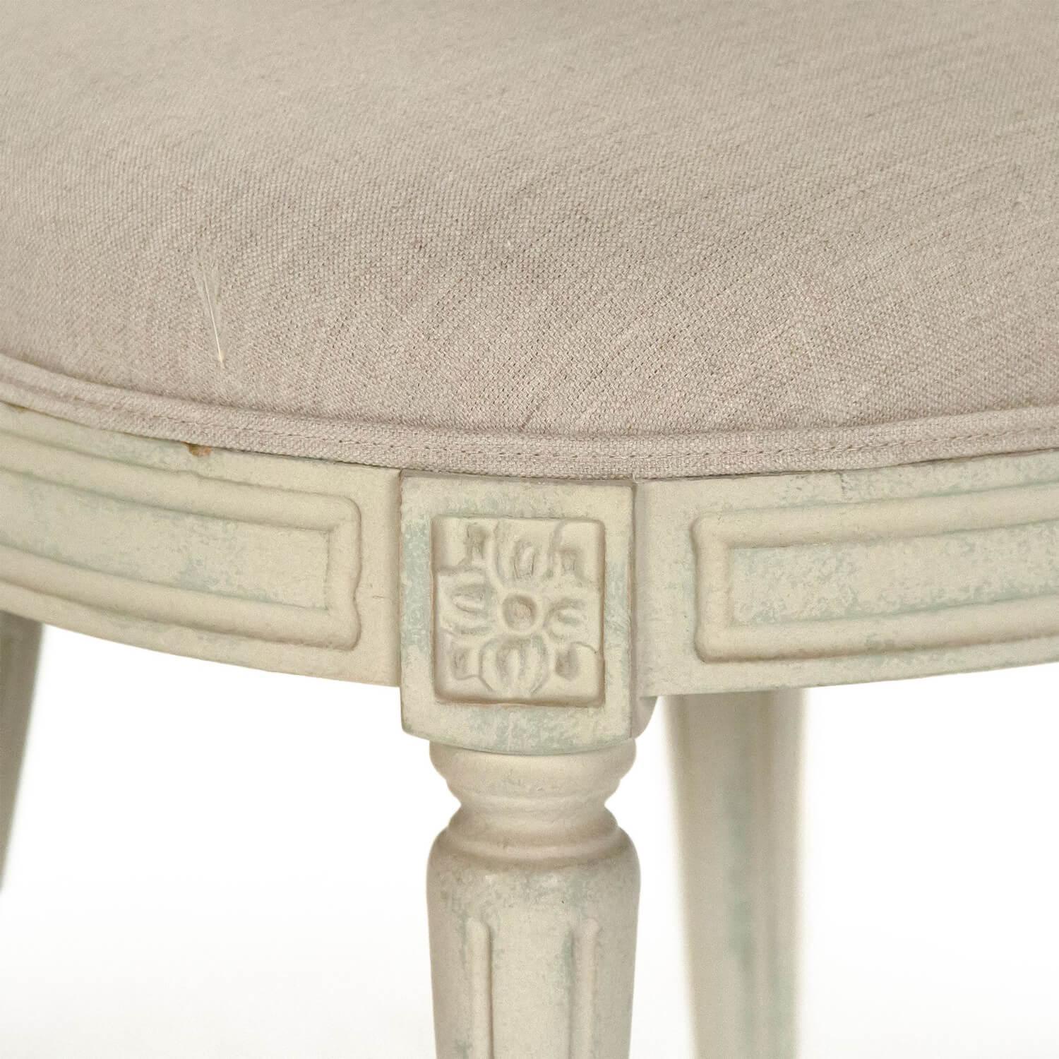 French Amelie Cane Back Medallion Side Chairs - Set - Belle Escape