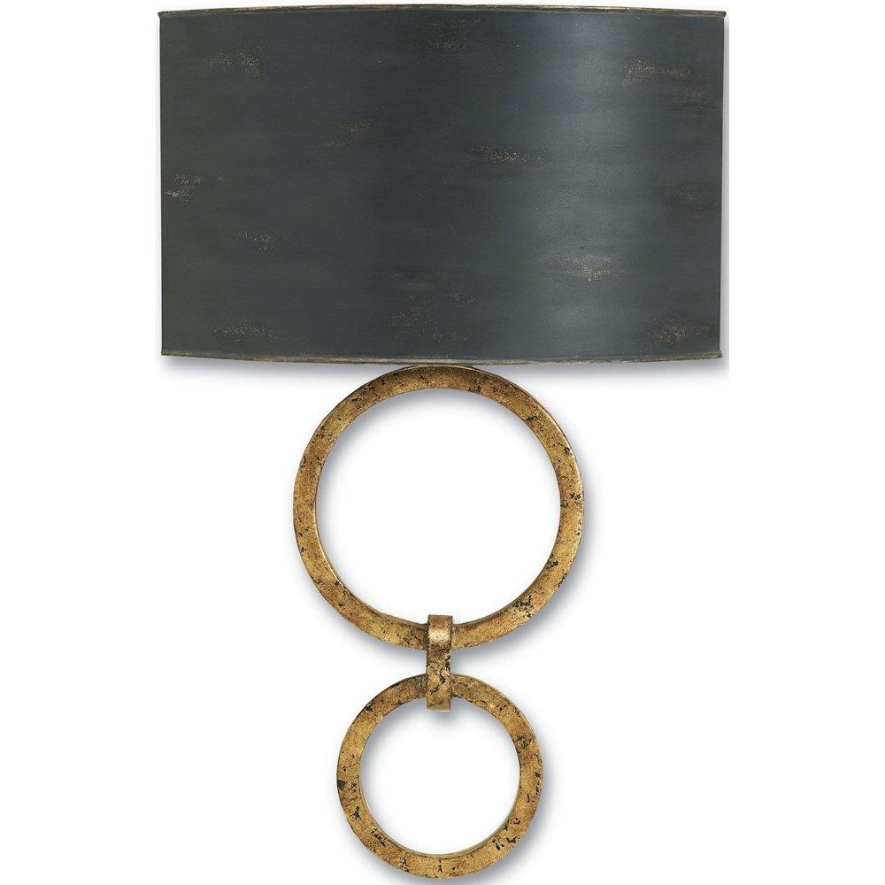 French Black and Gold Sconce - Belle Escape