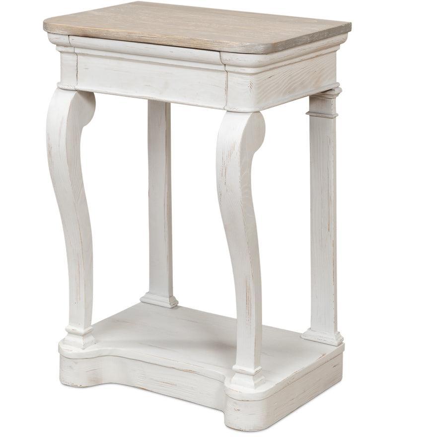 French Cabriole Leg Nightstand - Belle Escape