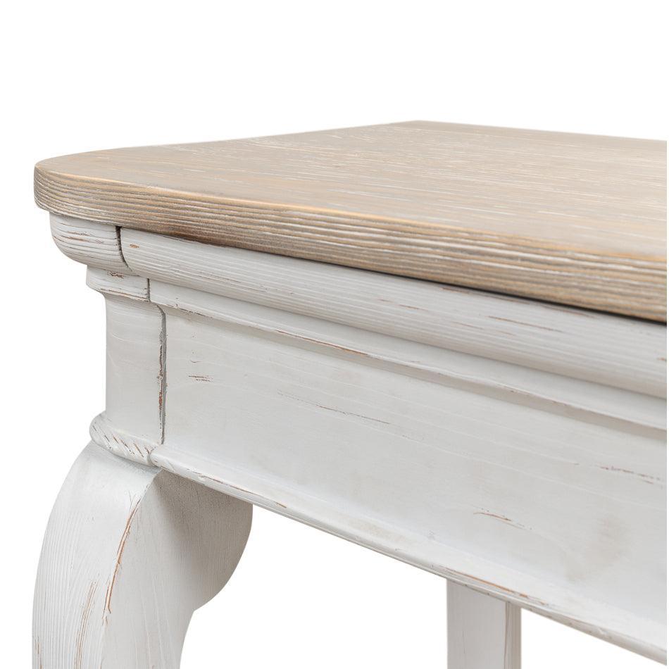 French Cabriole Leg Nightstand - Belle Escape