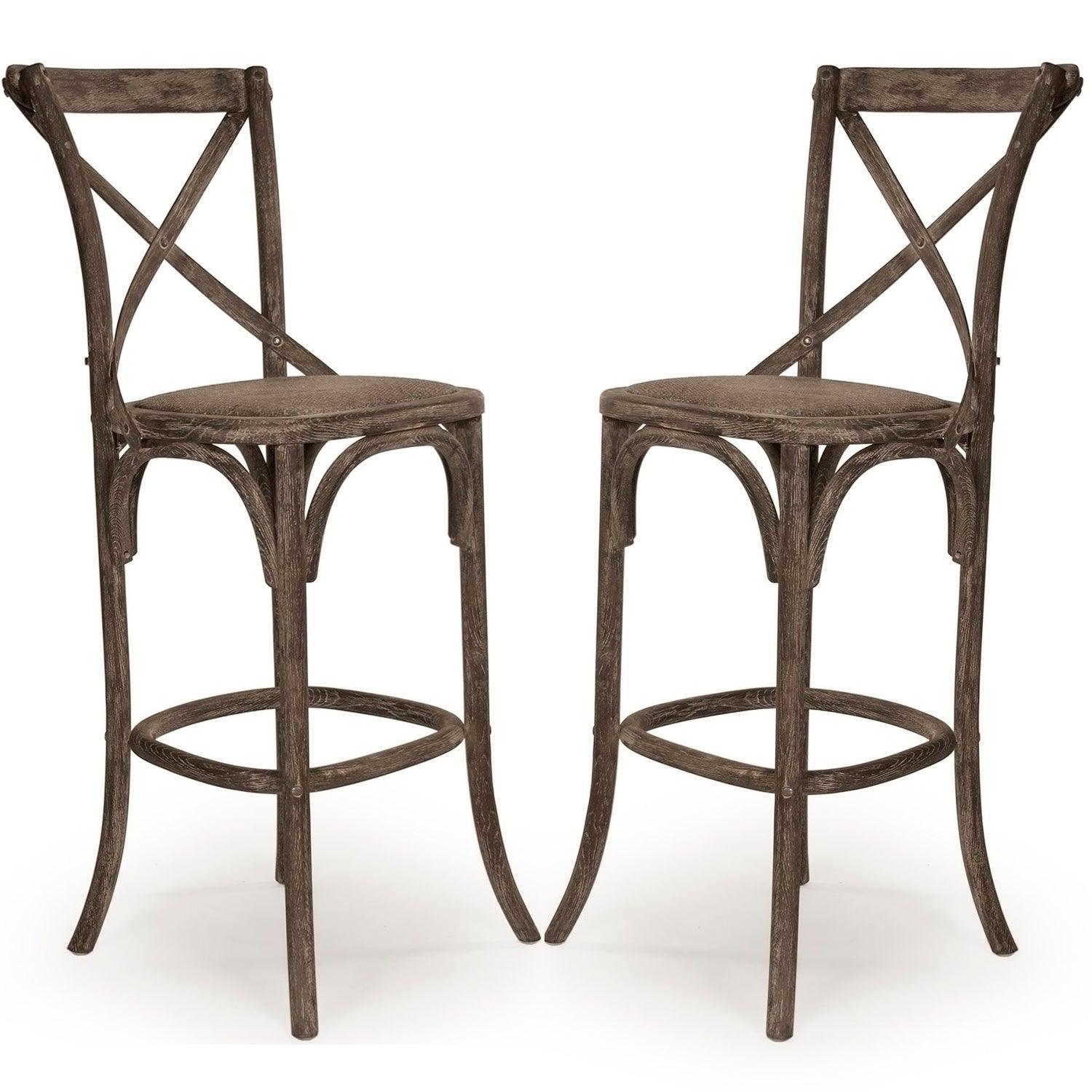 French Cafe Bar Stools - Pair - Belle Escape