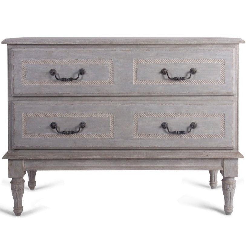 French Camus Dresser | Shabby Chic Gray Chest French Camus Dresser | Shabby Chic Gray Chest