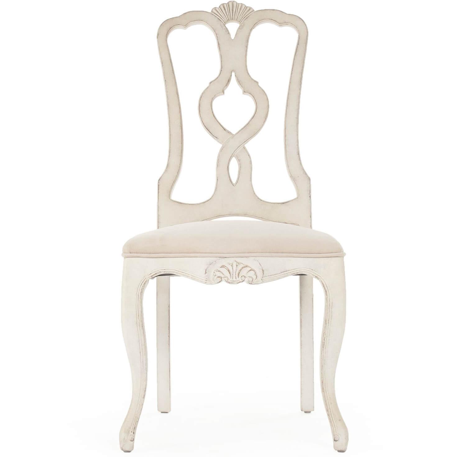 French Carved Dining Chairs - Pair - Belle Escape