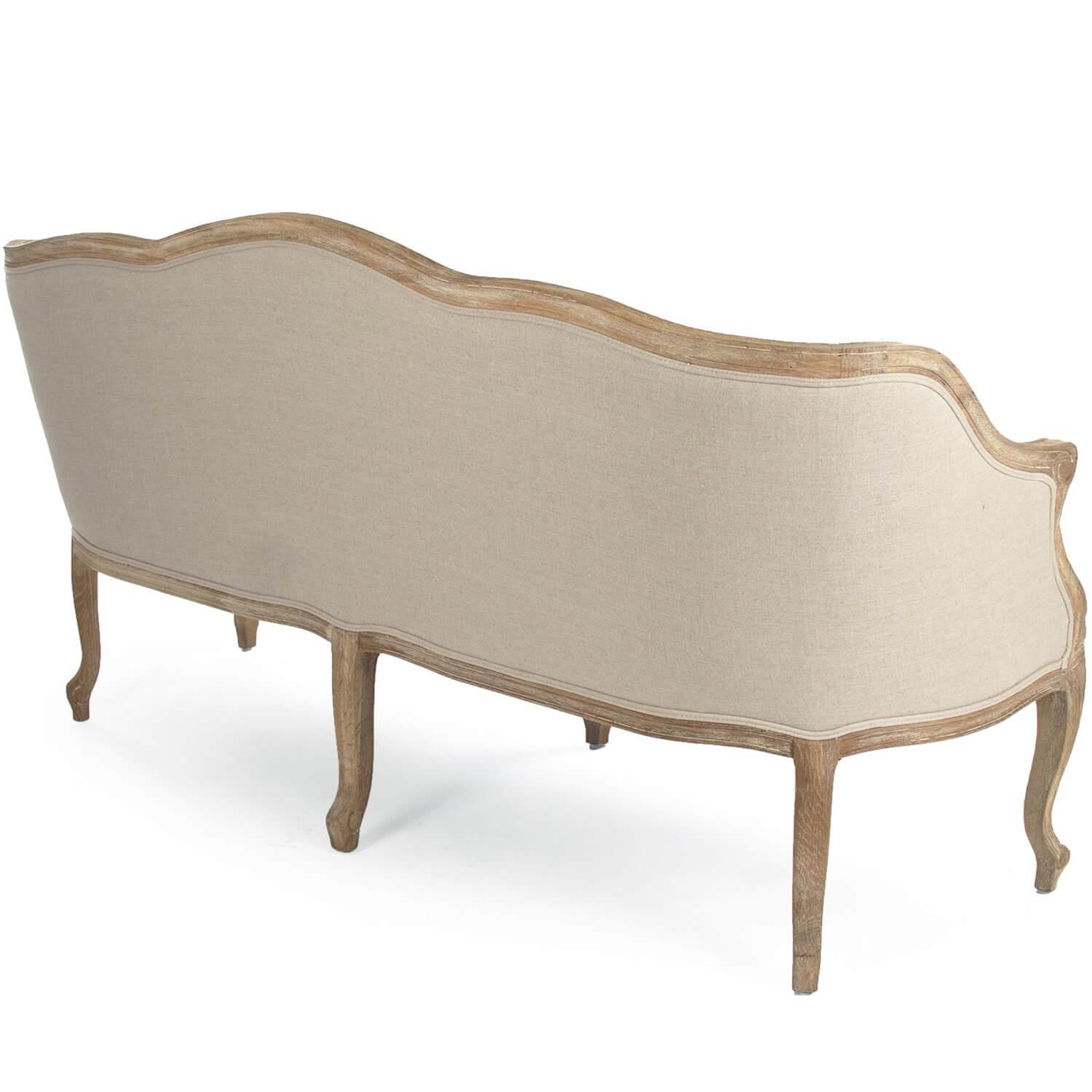 French Creme Louis Sofa - Belle Escape