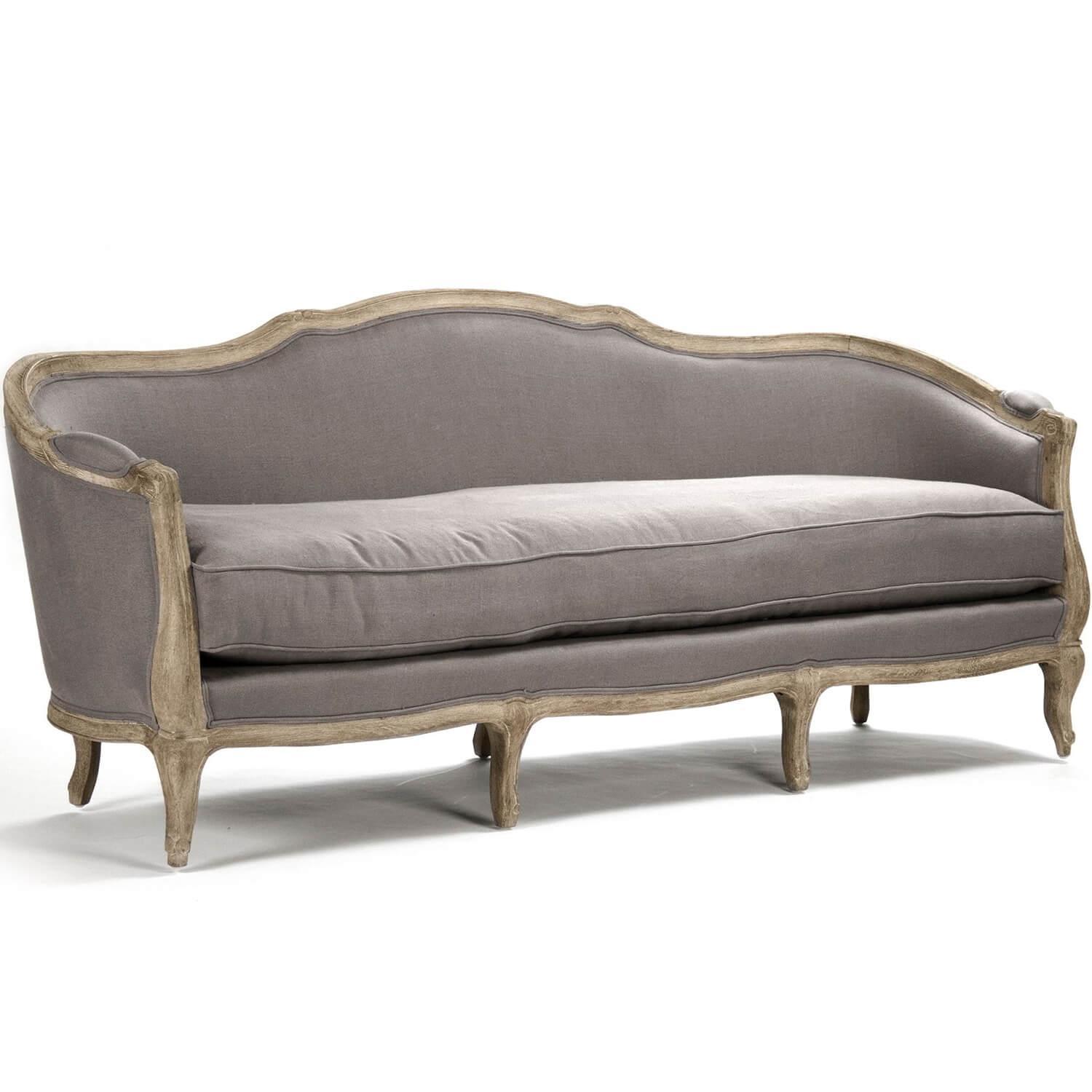 French Gray Maison Sofa - Belle Escape