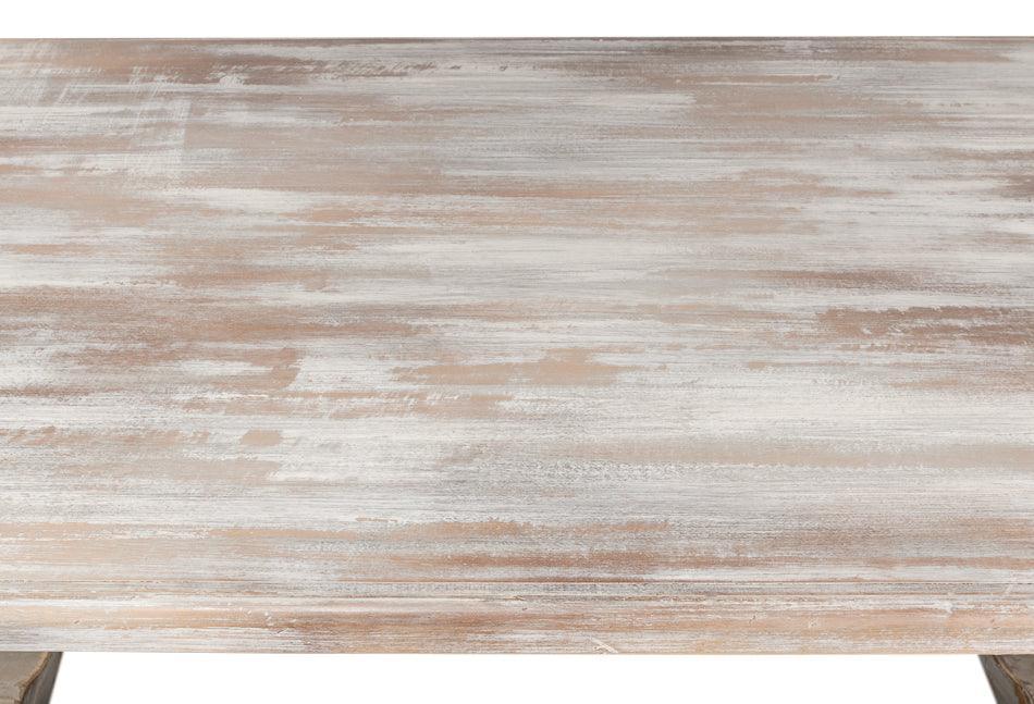 French Pinot Bianco Trestle Dining Table - Belle Escape