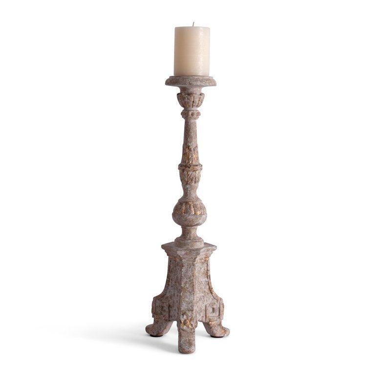 French Scroll Leg Candlestick - Belle Escape