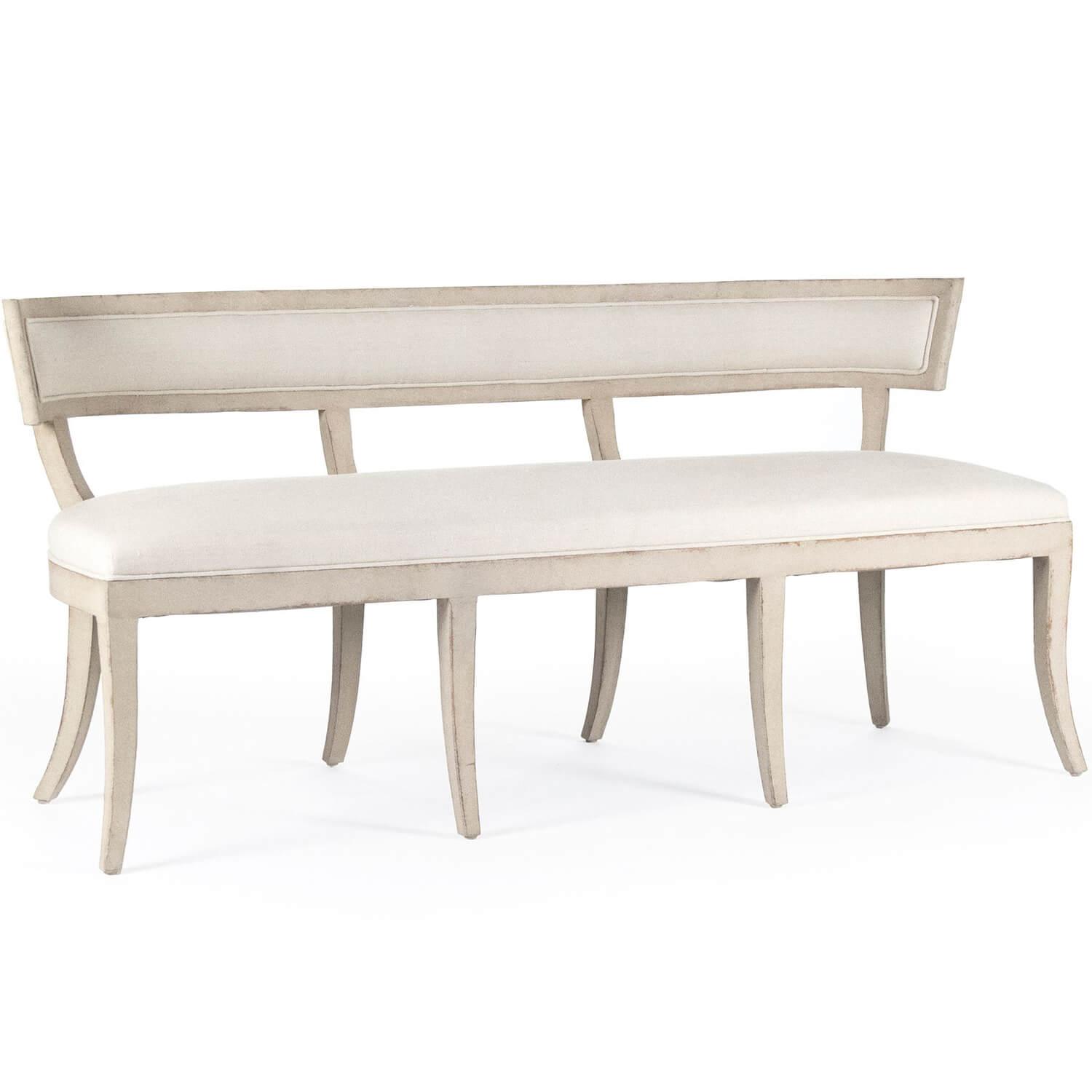 French Shabby Chic Bench - Belle Escape