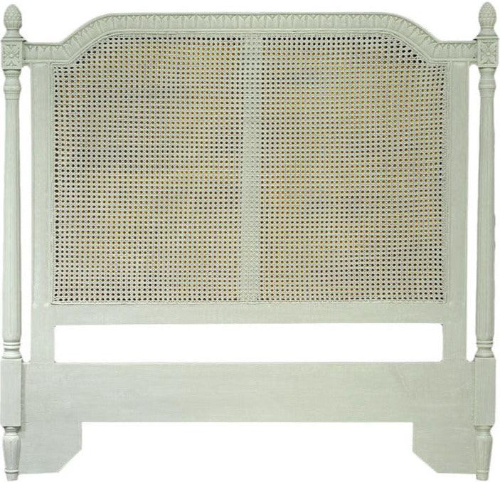 French Shabby Chic Cane Headboard - Belle Escape