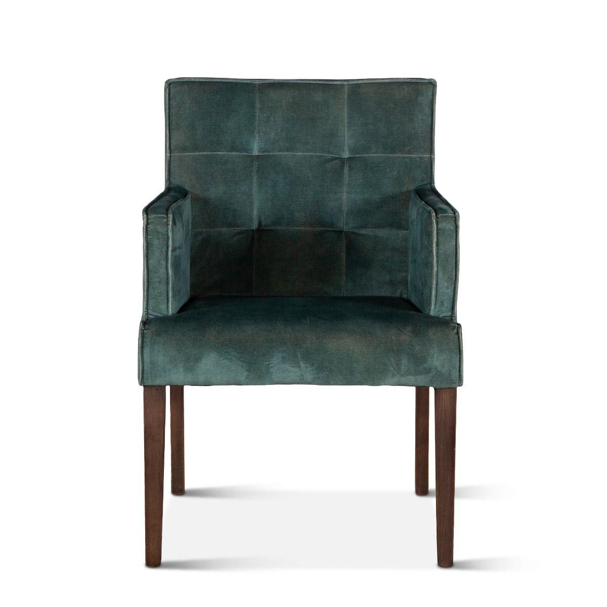 Green Velvet Tufted Dining Chair - Set of 2