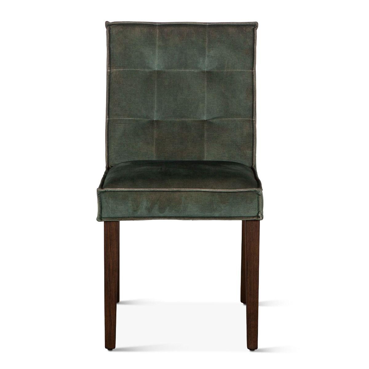 Green Velvet Tufted Dining Chair - Set of 2