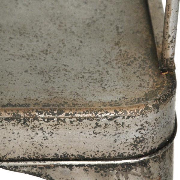 Galvanized Industrial Chic Iron Bench - Belle Escape