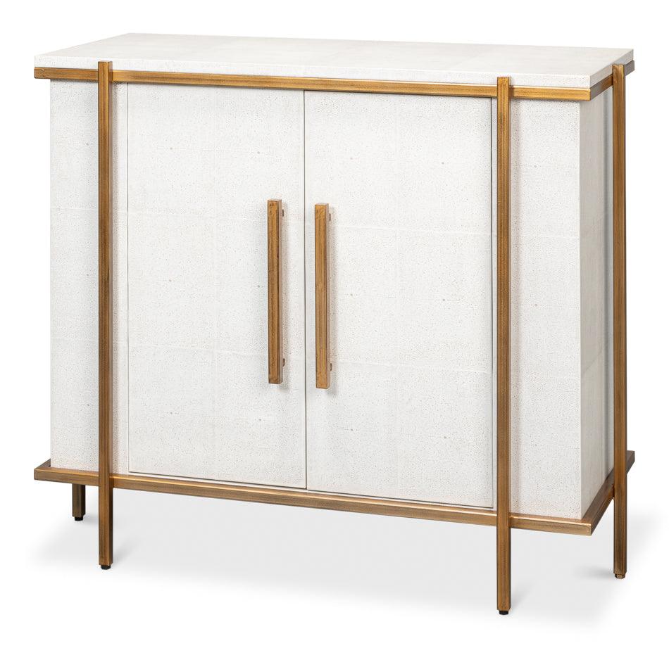 Gold and White Contemporary Sideboard - Belle Escape