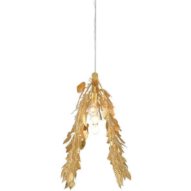 Gold Eucalyptus Glam Chandelier - Belle Escape