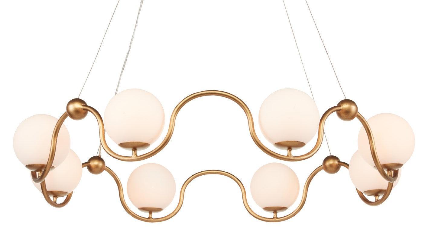 Gold Glam Harmony Chandelier - Belle Escape
