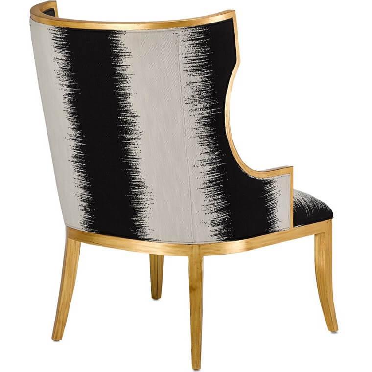 Gold Trimmed Kona Chair - Belle Escape