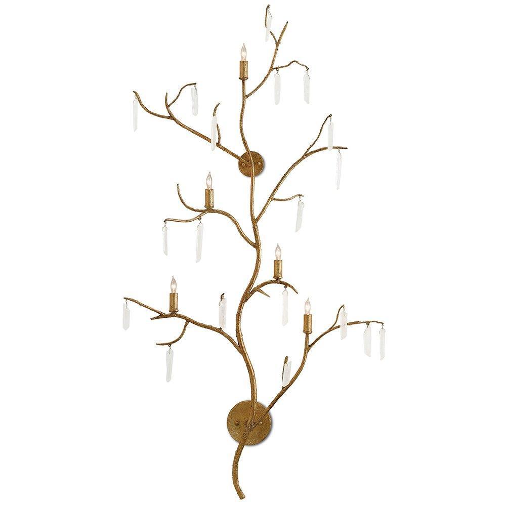 Golden Quartz Forest Sconce - Belle Escape