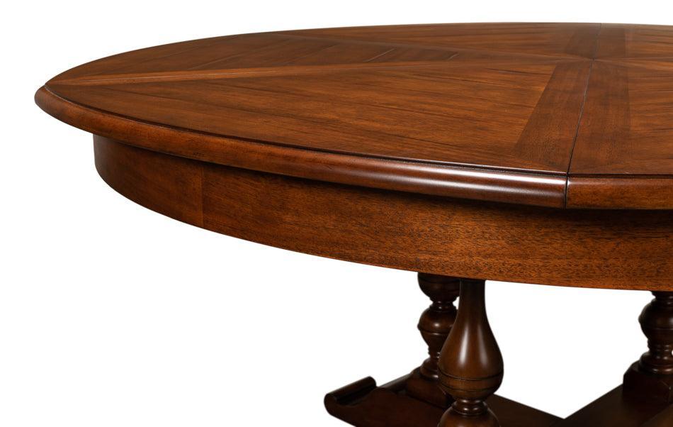 Golden Walnut Jupe Dining Table - Belle Escape