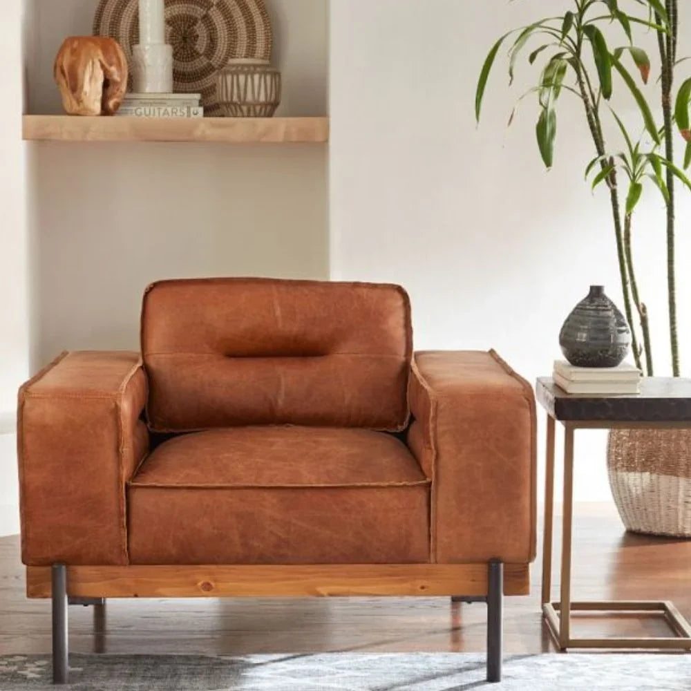 Portofino Golden Brown Lounge Chair