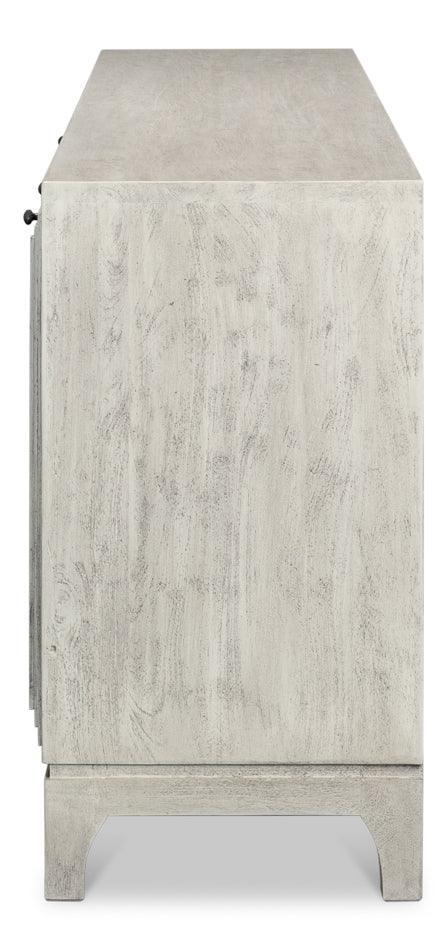Gray Architectural Door Sideboard - Belle Escape