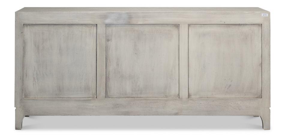 Gray Architectural Door Sideboard - Belle Escape