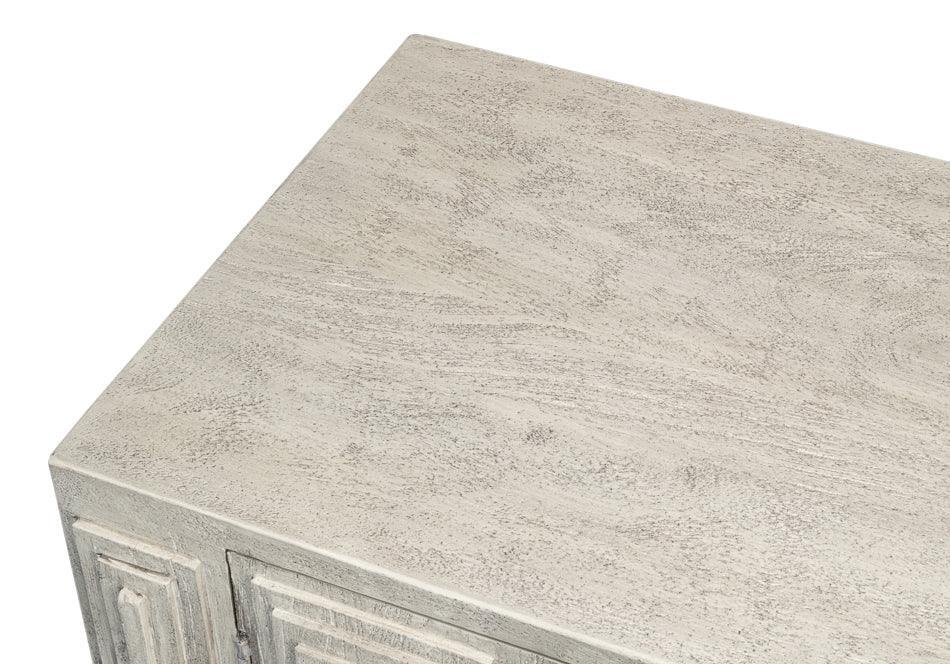 Gray Architectural Door Sideboard - Belle Escape