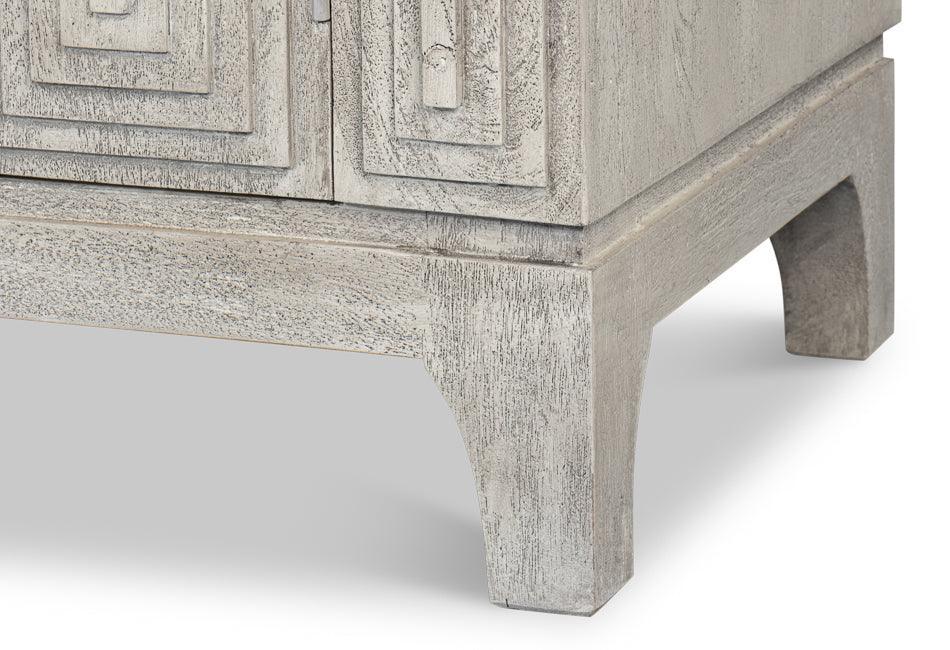 Gray Architectural Door Sideboard - Belle Escape