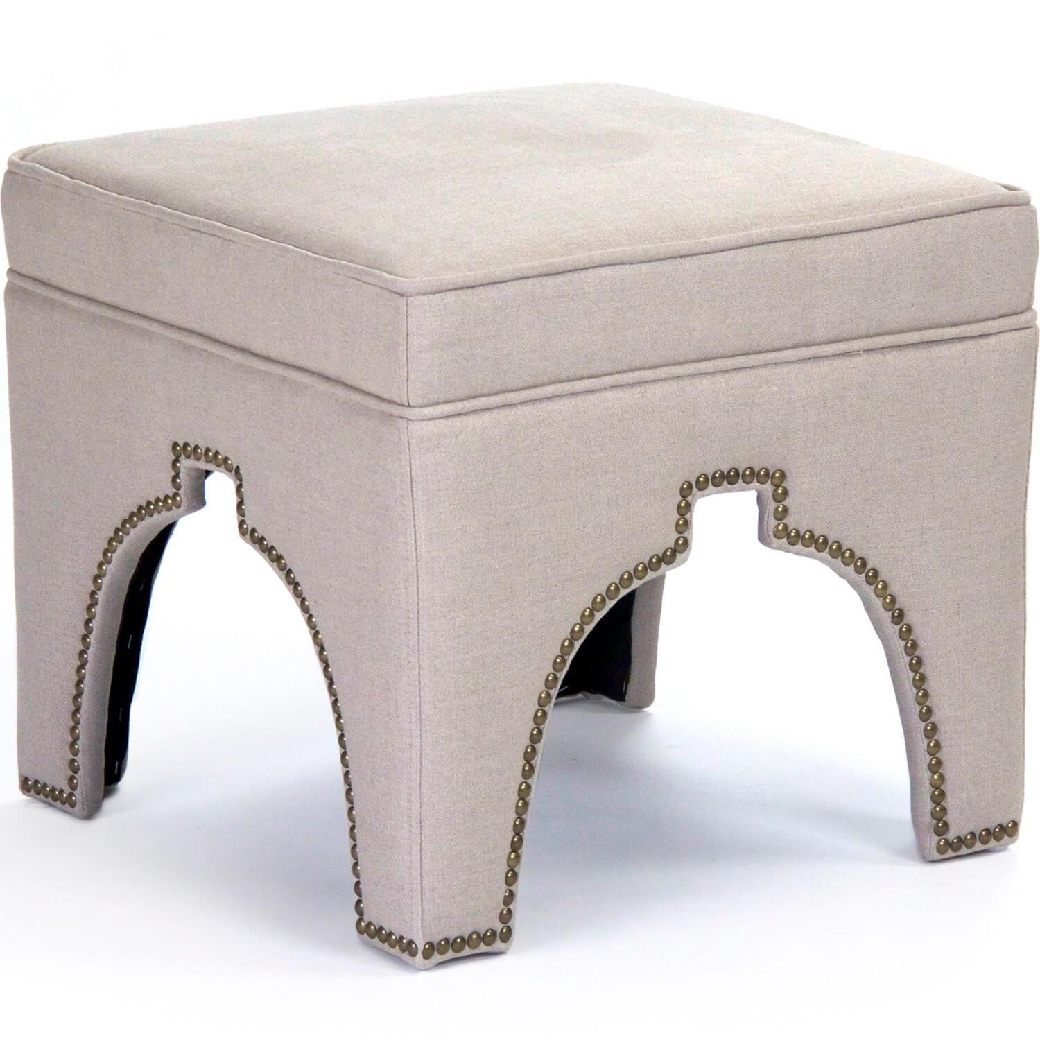 Gray Cubic Stool - Belle Escape
