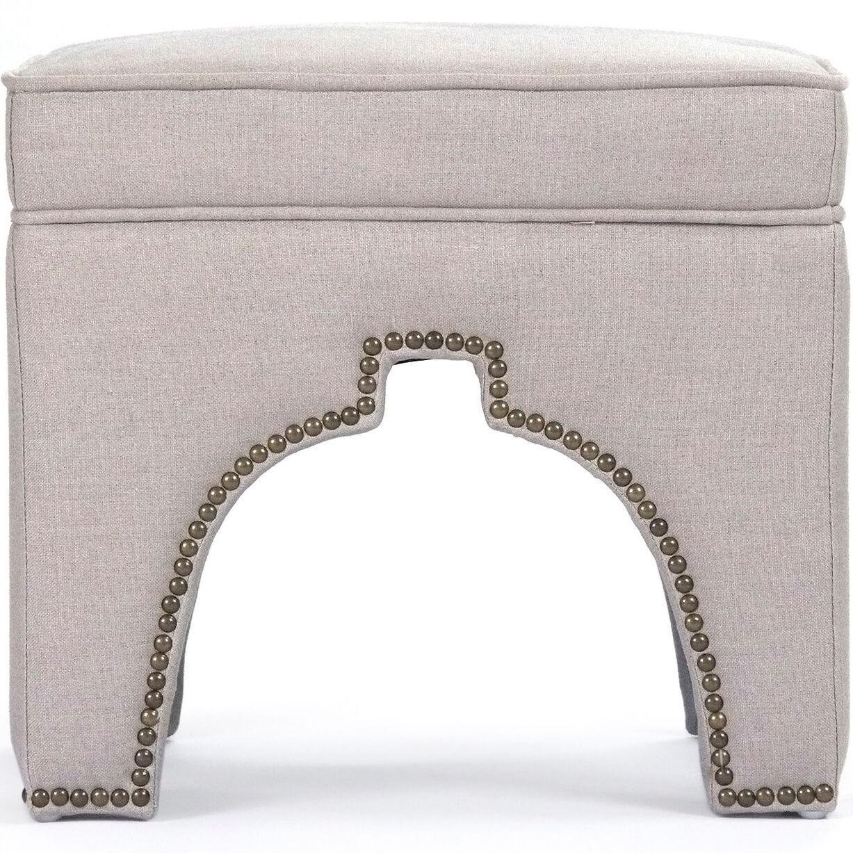 Gray Cubic Stool - Belle Escape