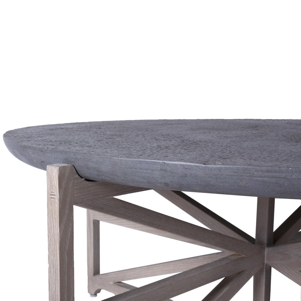Grey Marble Luxe Modern Coffee Table - Belle Escape