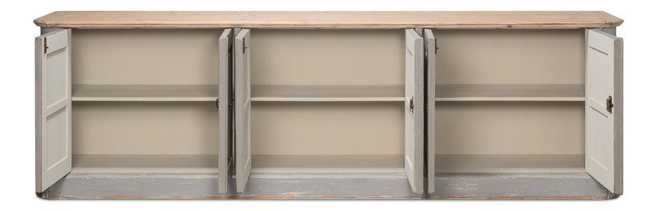 Extra Long Swedish Grey Sideboard