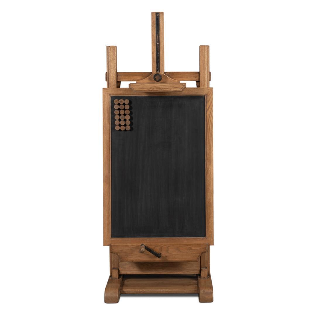 Old World Style Adjustable Blackboard Easel