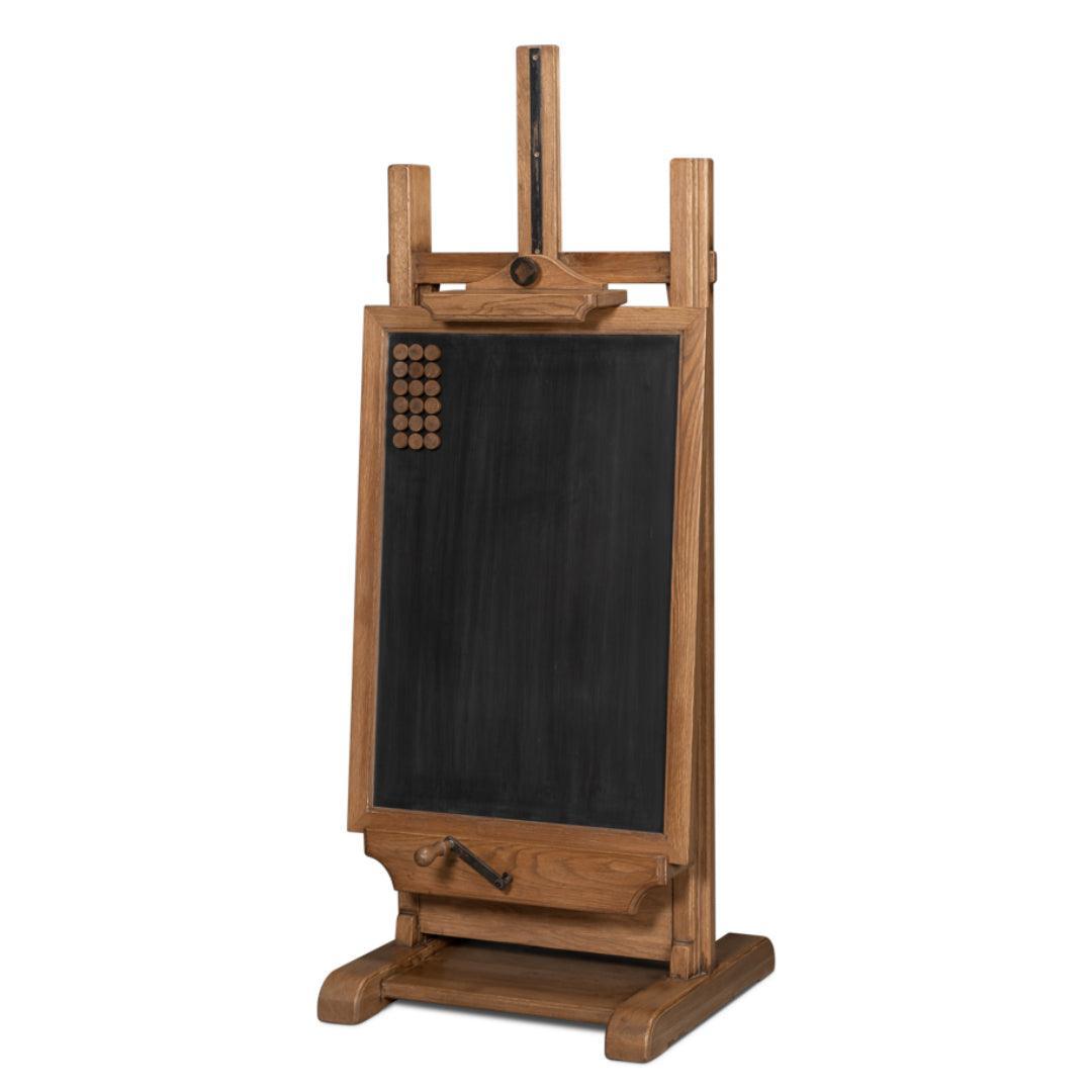 Old World Style Adjustable Blackboard Easel