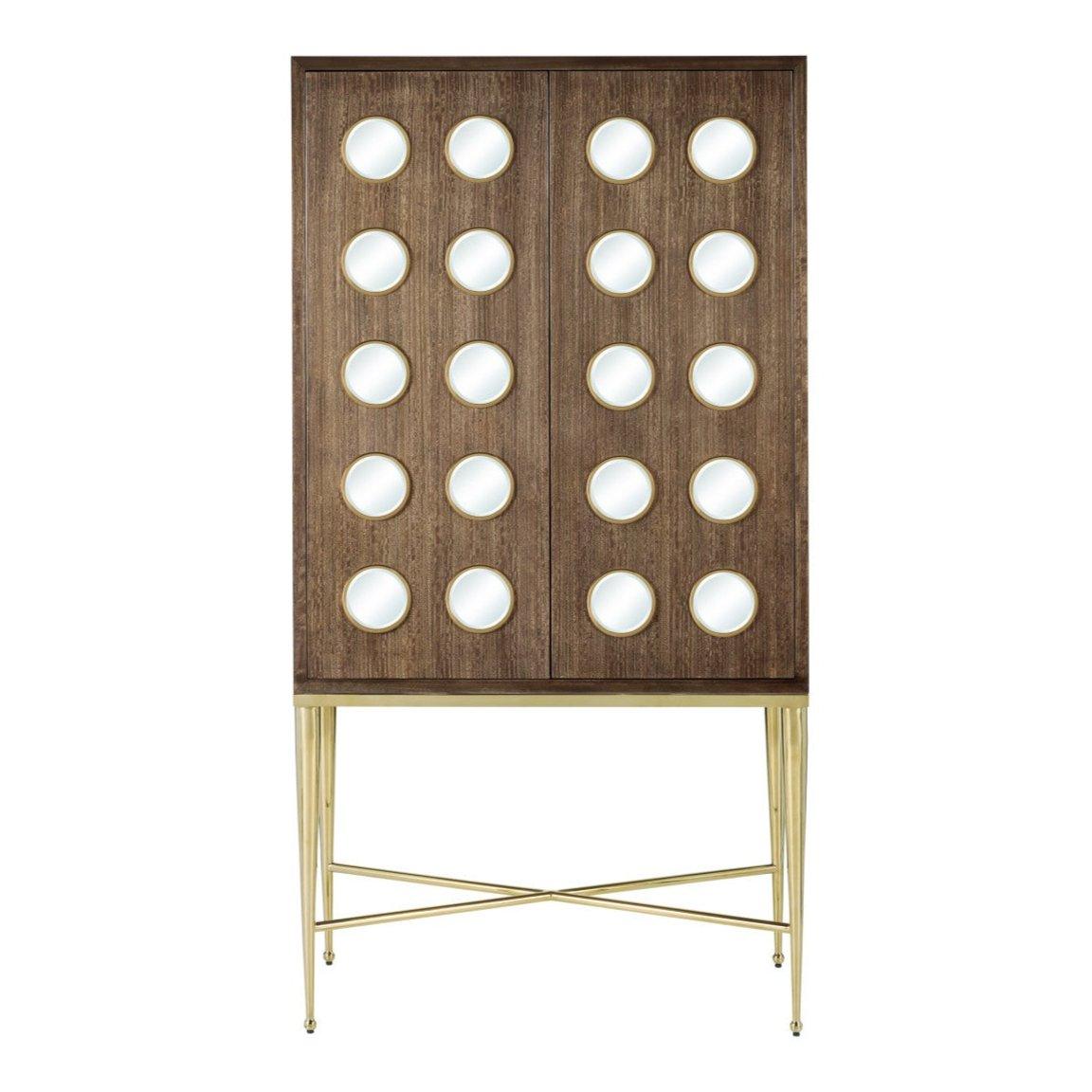Tawny Brown 2-Door Cabinet