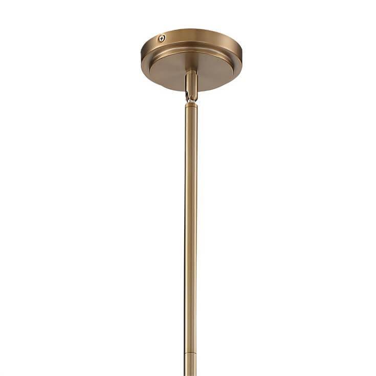 Industrial Zodiac Aged Brass Chandelier - Belle Escape