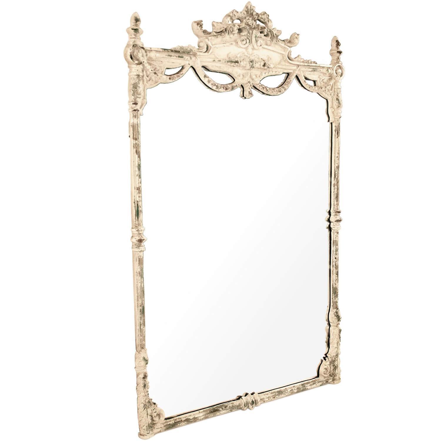 Josephine White French Mirror - Belle Escape