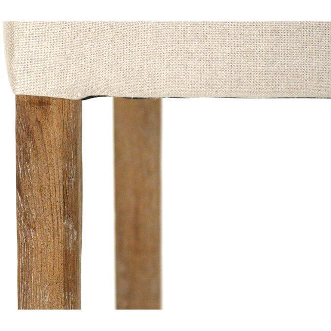 Jute and Linen Tufted Chair - Belle Escape