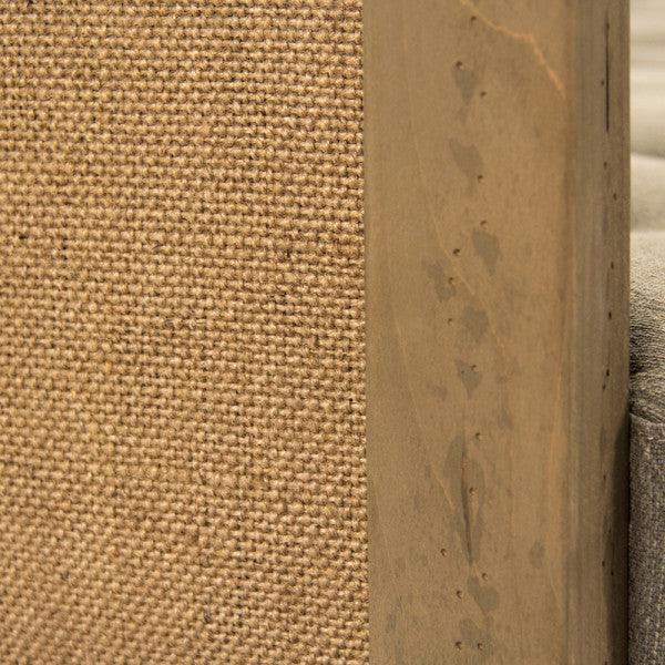Jute French Country Deconstructed Sofa - Belle Escape