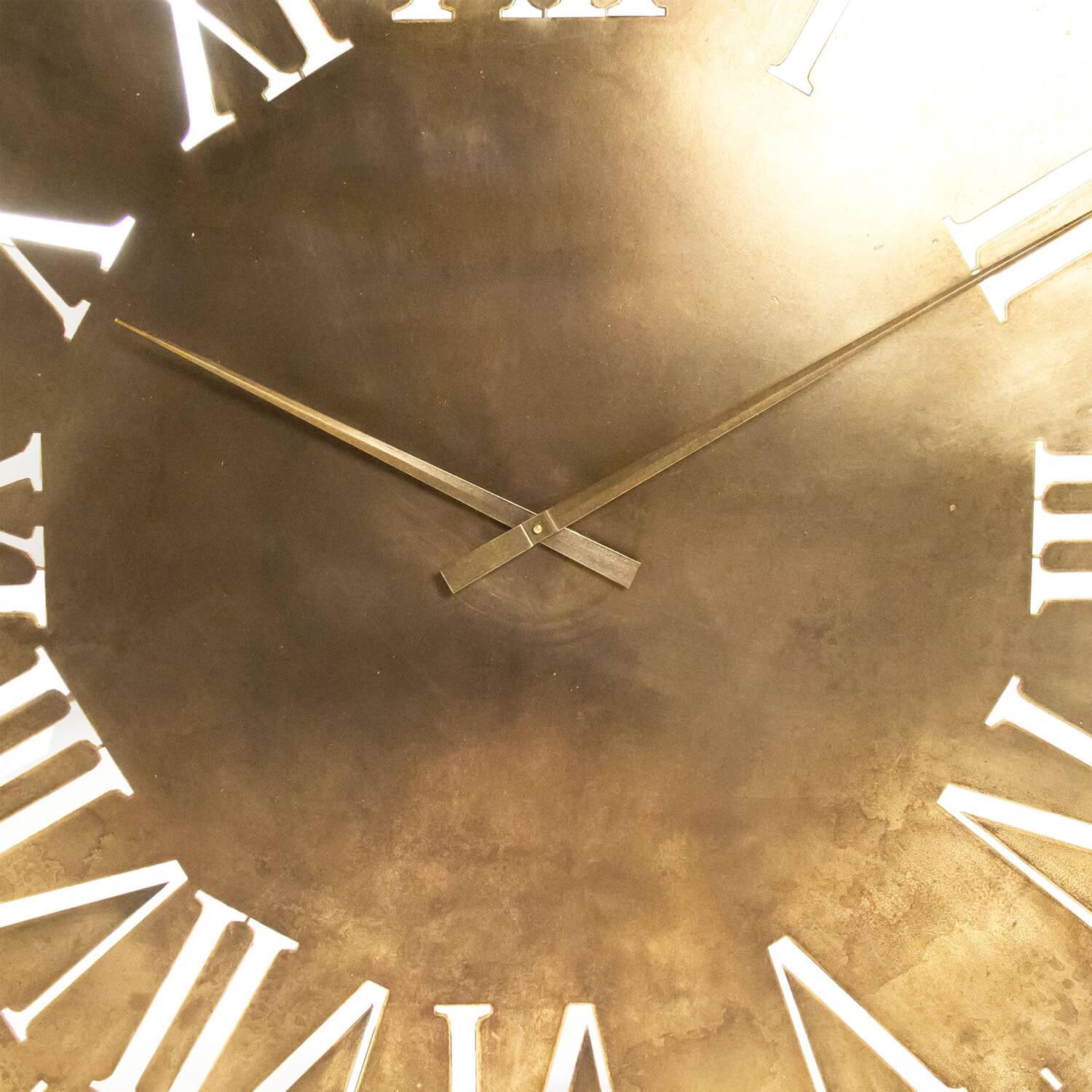 Large Copper Metal Clock - Belle Escape