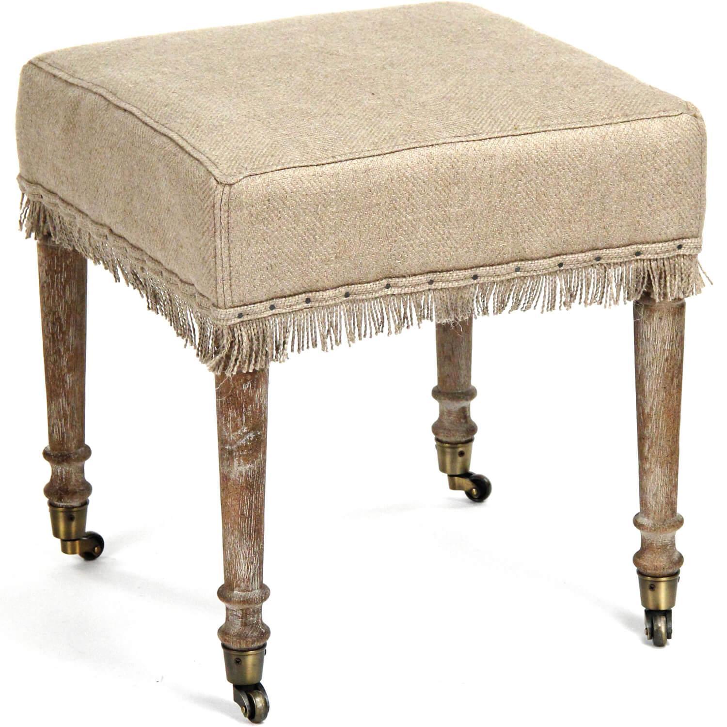Laurent Fringe Stool - Belle Escape