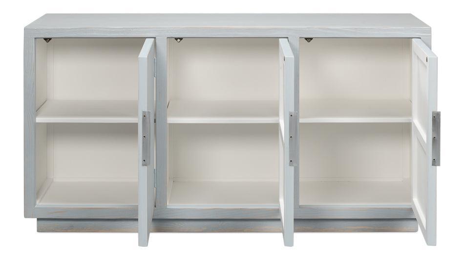 Light Blue Patina Sideboard - Belle Escape