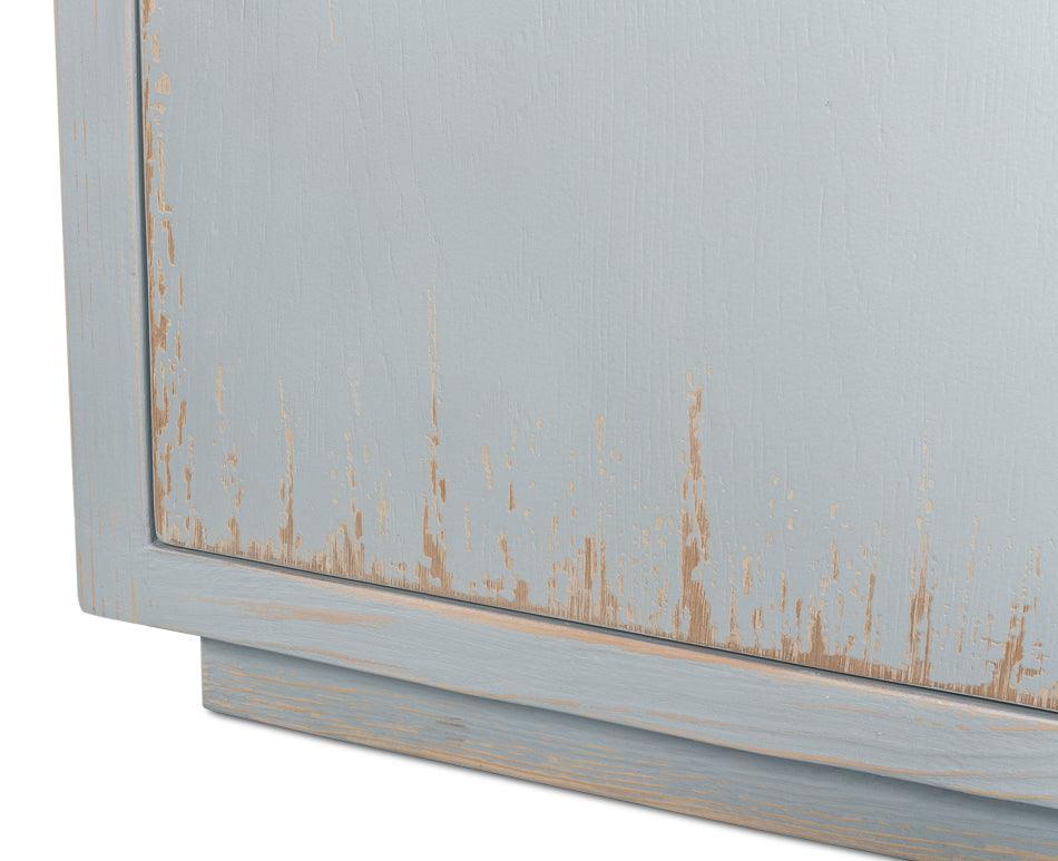 Light Blue Patina Sideboard - Belle Escape