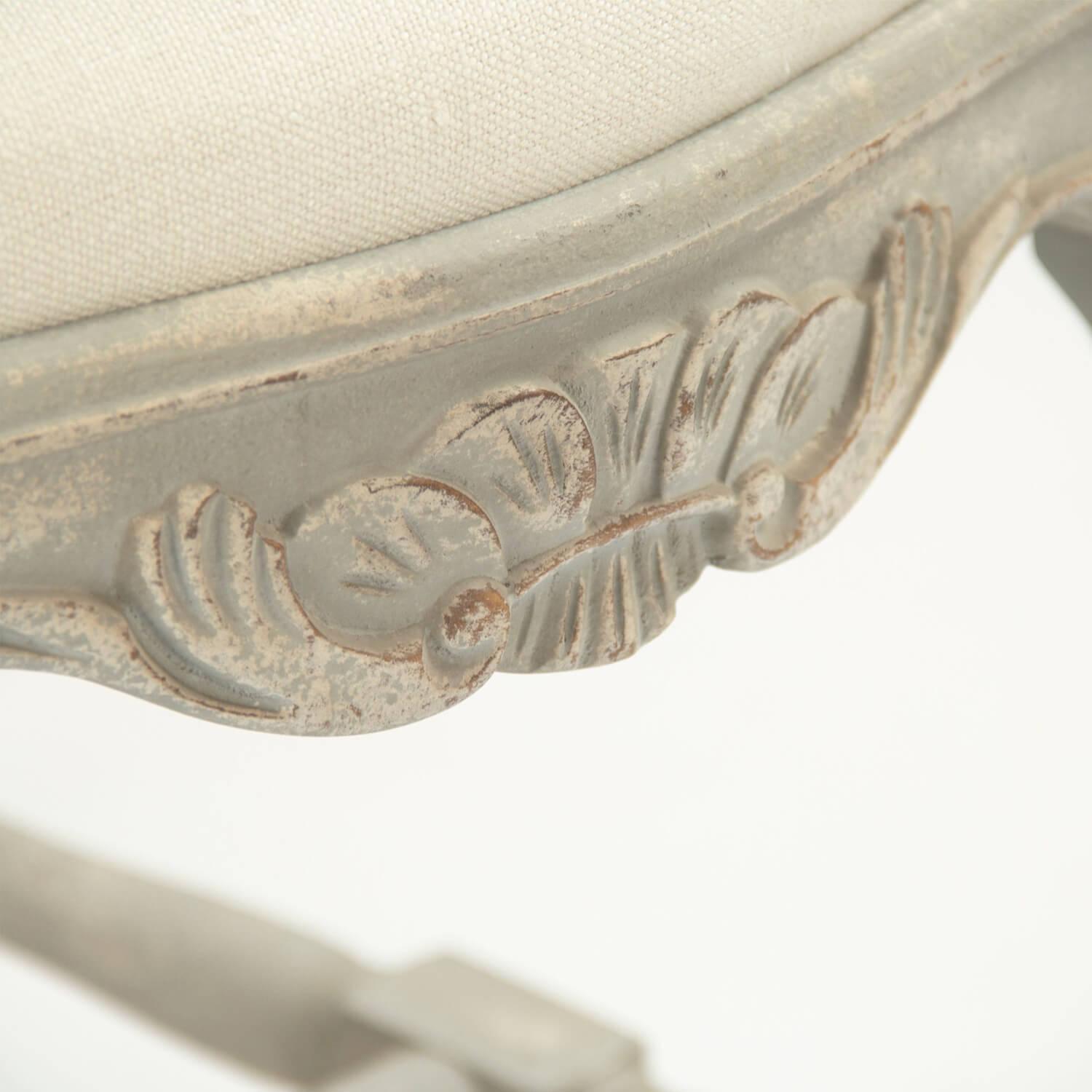 Light French Blue Gray Dining Chairs - Belle Escape