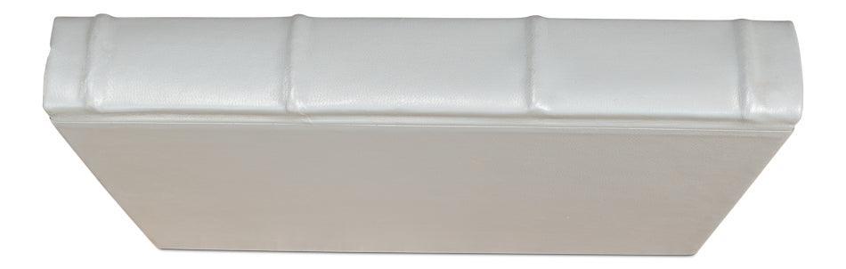 Gray Leather Bound Decorative Books