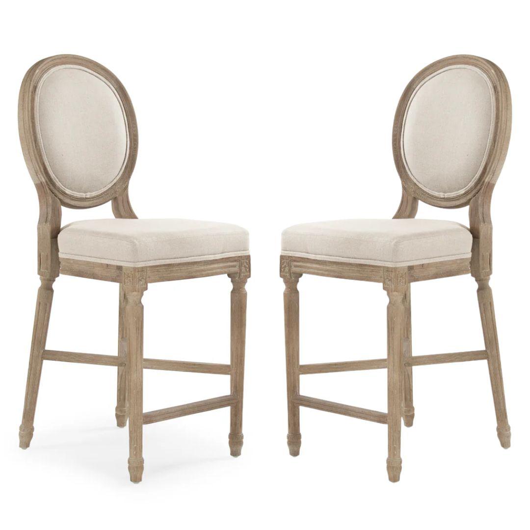 French Medallion Counter Stool