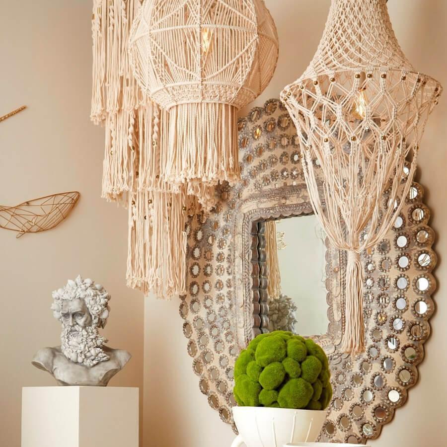 Liza Boho Macramé Pendant - Belle Escape