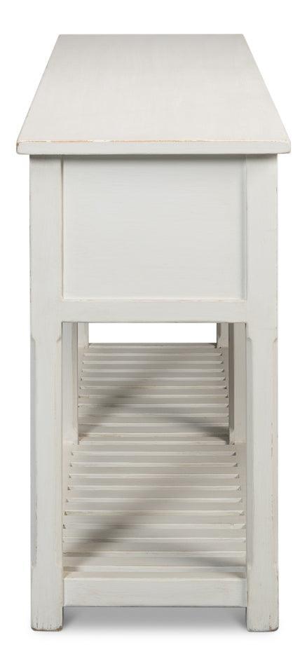 Lola Raised Panel Console Table - Belle Escape