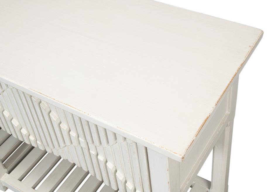 Lola Raised Panel Console Table - Belle Escape