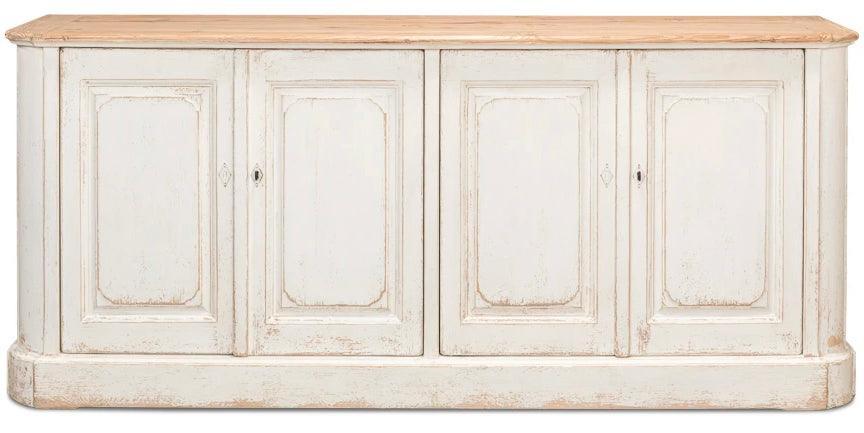 Long Wood Top Farmhouse Sideboard - Belle Escape